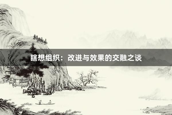 瞎想组织：改进与效果的交融之谈